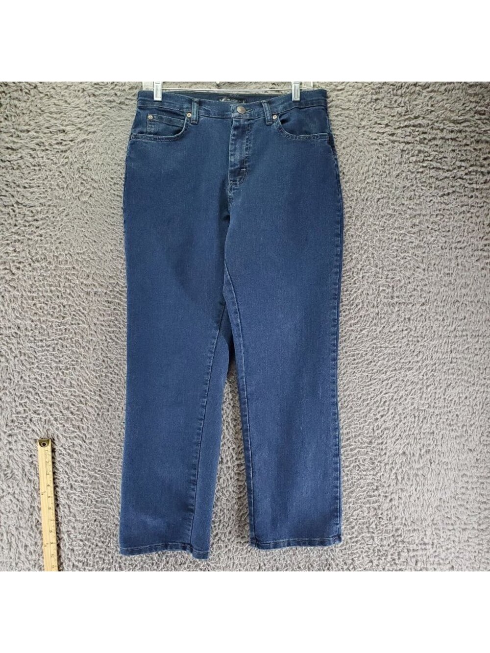 Lee Jeans Womens Size 10 Short Blue Relaxed Fit Stretch Denim